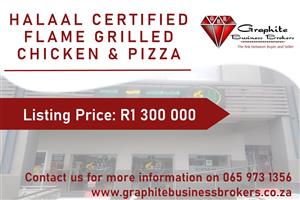 Halaal certified Flame Grilled Chicken & Pizza