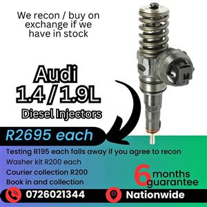 VW Audi 1.4 / 1.9L diesel injectors for sale