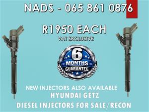 HYUNDAI GETZ DIESEL INJECTORS AVAILABLE