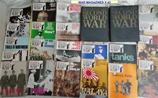 War Magazines x 43