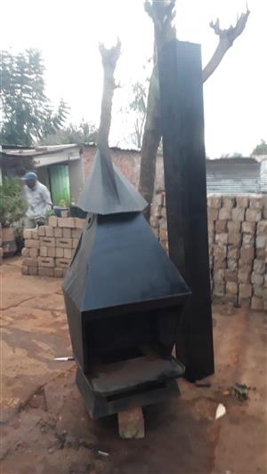 indoors fireplace