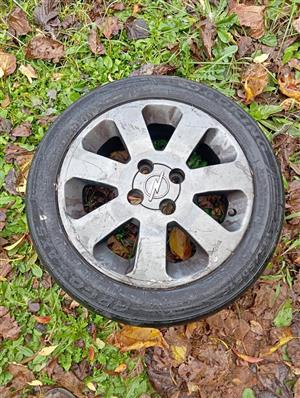 Opel Corsa 15inch 4 x 100 stud pattern rims