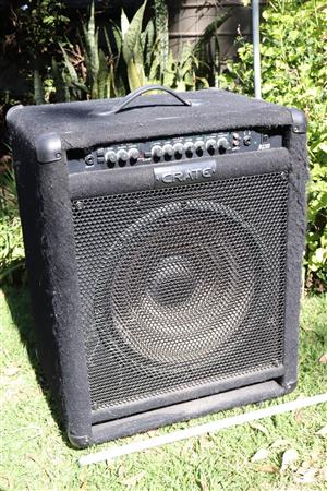 Crate BT100 bass amp with 15inch speaker combo