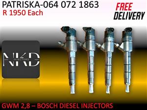 GWM 2,8 DIESEL INJECTORS