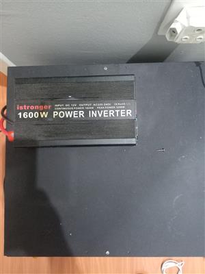 Inverter battery trolley system