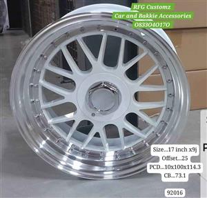 17 inch 5x100 and 5x114.3 pcd 9J