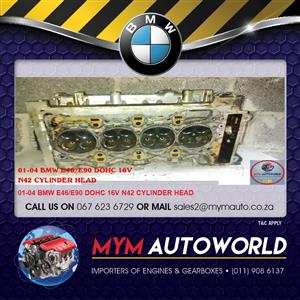 01-04 BMW E46/E90 DOHC 16V N42 CYLINDER HEAD