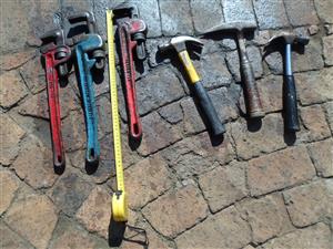 Pipe Wrench/Bobbejaan spanners.