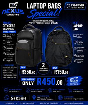  LAPTOP BAG SPECIAL – LIMITED STOCK 