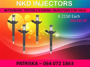 DIESEL INJECTORS NEW OR RECON ON MITSUBISHI TRITON 2.5 FOR SALE