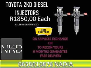 Toyota 2KD diesel injectors for sale