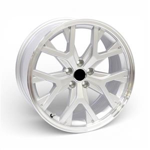 17″ M8625 5/100 Machine Silver Alloy Wheels