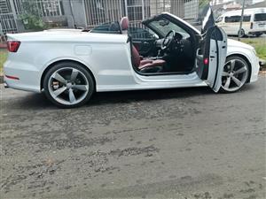 2015 Audi A3 S line automatic transmission Convertible with leather seats