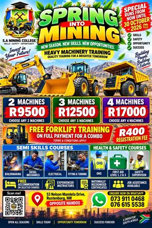  SA MINING AND OPERATOR TRAINING COLLEGE