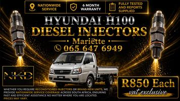 FREE WASHERSHYUNDAI H100 DIESEL INJECTORS