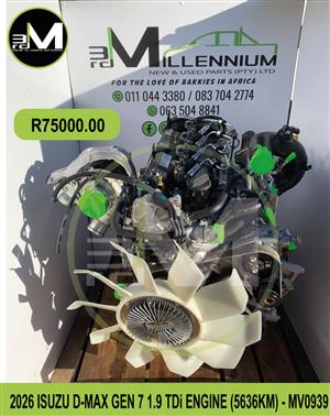 ENGINE - 2026 ISUZU D-MAX 1.9TDi