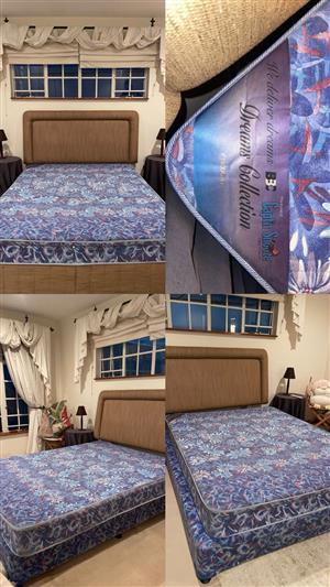 Double  mattress and base fair condition second hand