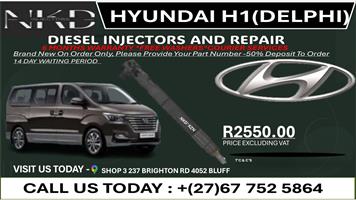 Hyundai H1 Delphi Diesel Injectors on Recondition