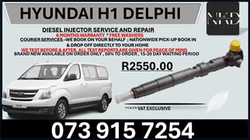 Hyundai H1 Delphi Diesel injectors 