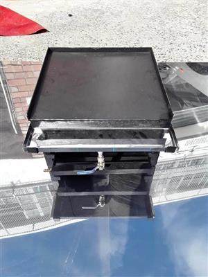 Gas flat top griller Corbin steel