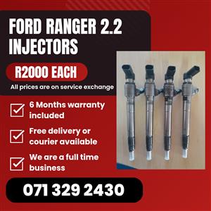 FORD RANGER 2.2 DIESEL INJECTORS FOR SALE WITH WARRANTY