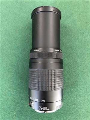 CANON EF 75-300MM ZOOM LENS - priced due to condition-please read below