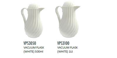 VACUUM FLASK (WHITE)-GLASS