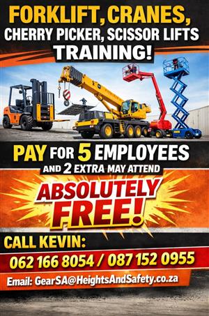 FORKLIFT, CRANES TRAINING 