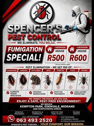 Get rid of all unwanted pests!