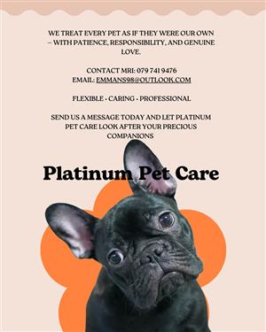 Worried about the care of your precious pets when you're away?  