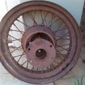 Rim, old car