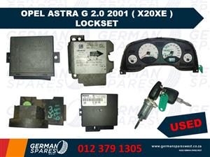 OPEL ASTRA G 2.0 2001 ( X20XE ) USED LOCKSET FOR SALE