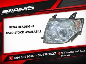 USED MITSUBISHI PAJERO GEN 4 (2007–2017) HEADLIGHT