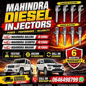 MAHINDA DIESEL INJECTORS FOR SALE ON EXCHANGE OR RECON YOUR OWN