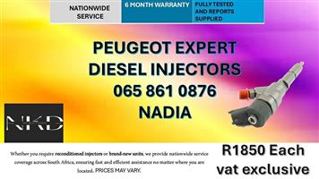 PEUGEOT EXPERT DIESEL INJECTORS FOR SALE-RECONDITION AND NEW
