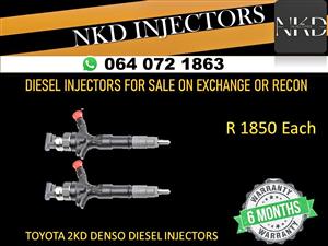 1KD & 2KD DENSO DIESEL INJECTORS FOR SALE