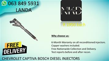 CHEVROLET CAPTIVA DIESEL INJECTORS FOR SALE IN ROODEPOORT GAUTENG 