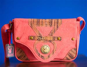 WOW!!! Look Peachy-Pink Playboy shoulder bag.
