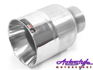 F1-X Senna 101mm Stainless Steel Exhaust Tip
