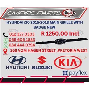 HYUNDAI i20 2015-2018 MAIN GRILLE WITH BADGE NEW FOR SALE