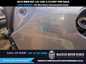 2010 Bmw E87 LCI 120i rear 3.15 Diff for sale
