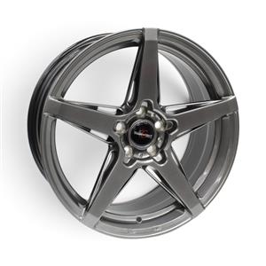 17″ Racing Hart Mk1 5×100 Hyper Black Alloy Wheels