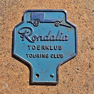 RONDALIA TOERKLUB TOURING CLUB. (tweetalig / bilingual English and Afrikaans) VERY RARE. Casting.