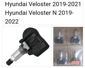 Hyundai Veloster TPMS tyre pressure monitor sensors and valves 