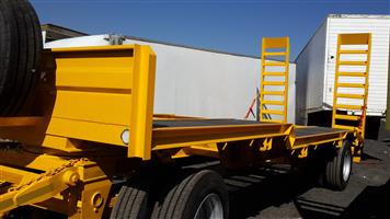 New 2020 Double Axle 10m Stepdeck Lowbed Drawbar Trailer for sale