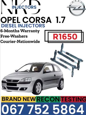 Opel Corsa 1.7L Diesel injectors 