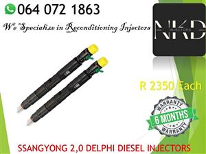 SSANGYONG 2.0 DIESEL INJECTOR FOR SALE OR SERVICE EXCHANGE OR TO RECON