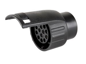 12N 7 Pin Socket to 13 Pin Plug Adaptor