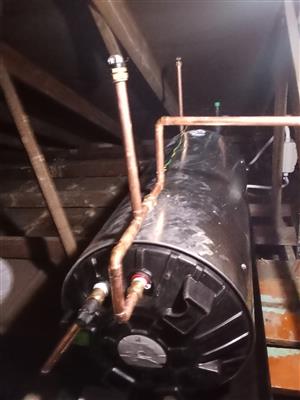 No hot water, geyser overflowing, Hovlink  Projects