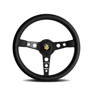 Momo ProtoTipo Carbon Fibre & Black Leather Sports Steering Wheel (350mm)